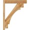 Ekena Millwork Merced Block Rough Sawn Outlooker, Western Red Cedar, 6"W x 30"D x 38"H OUT06X30X38MRC05RWR - alternate 4